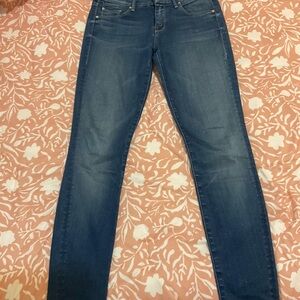 MOTHER Classic Blue Skinny Jeans